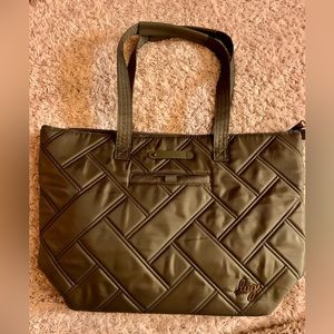 Lug Skyliner Tote - Olive Green